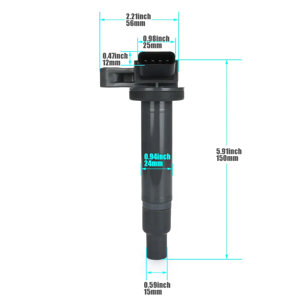 Фото 90919-02230 Катушка зажигания для Toyota 4Runner Tundra Sequoia Land Cruiser для Lexus GS430 LS430 SC430 4,3L LX470 DQ50142 673-1303 №2