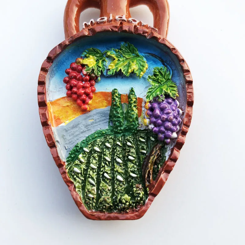 Молдавская керамическая банка дизайн магнит на холодильник наклейки с