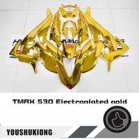 motorcycle fairing shell electroplating gold color abs injection high quality for yamaha t max tmax 530 new