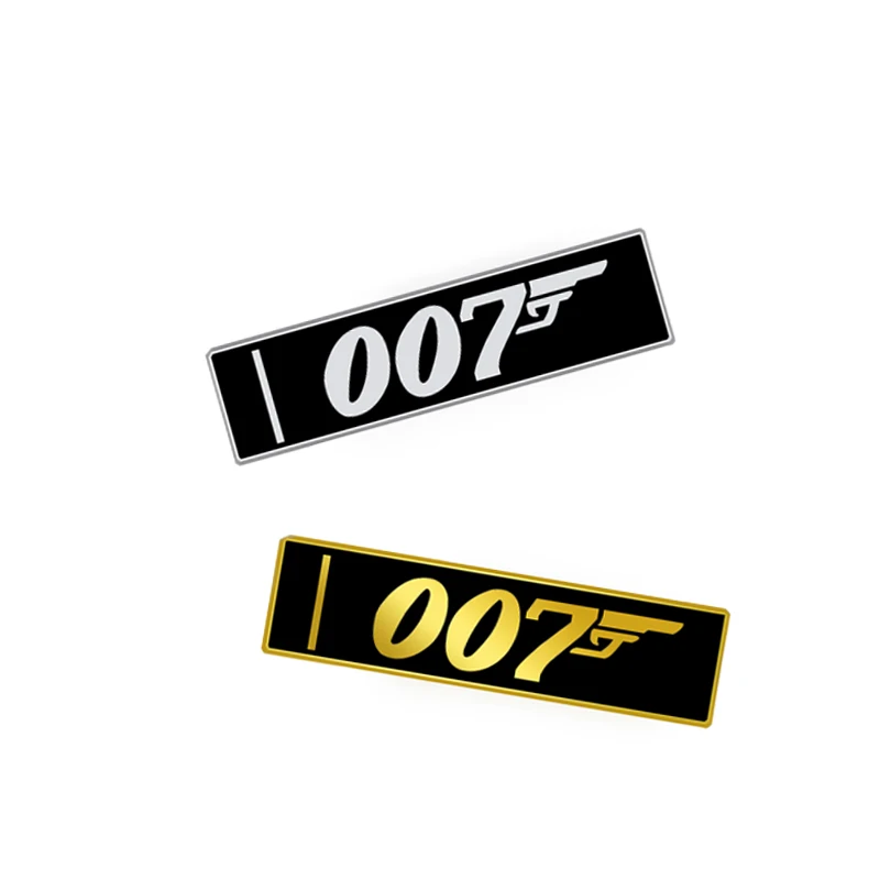 

Metal Emblem Car Styling 007 Lettering Front Grille Sticker Badge for Land Rover Jaguar Vauxhall SEAT BMW Mercedes MINI Cooper