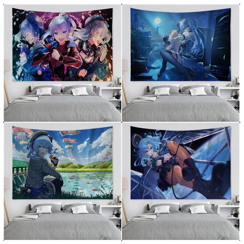 

Hoshimachi Suisei Hippie Wall Hanging Tapestries Indian Buddha Wall Decoration Witchcraft Bohemian Hippie Decor Blanket