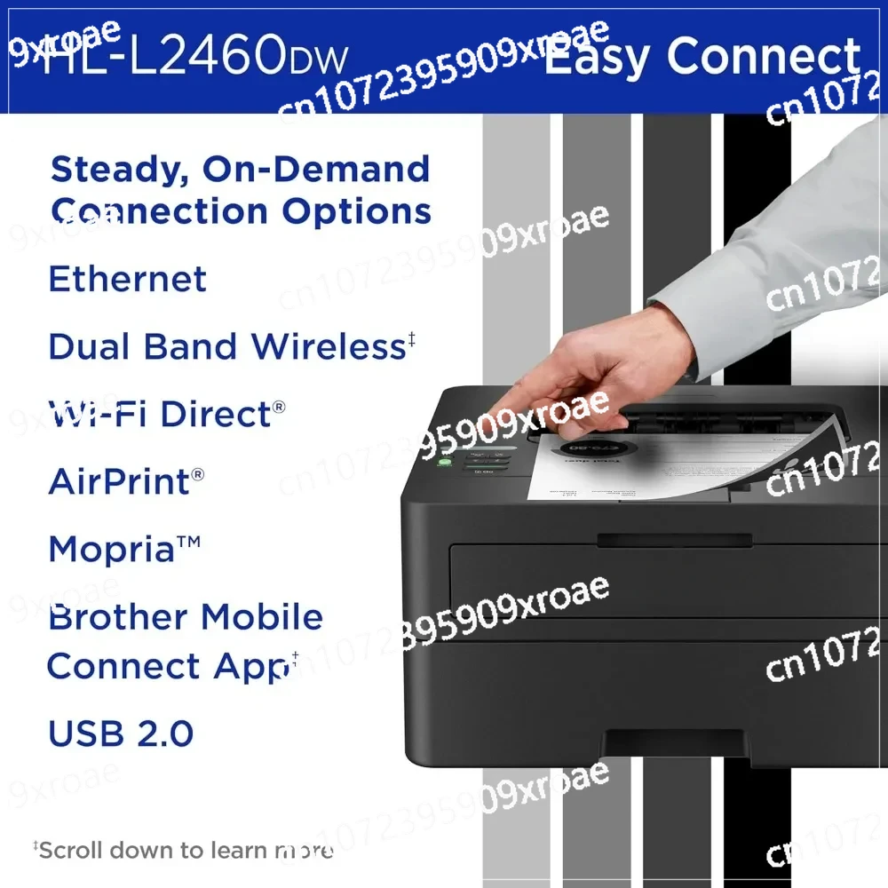 HL-L2460DW Беспроводной компактный монохромный лазерный принтер с дуплексом