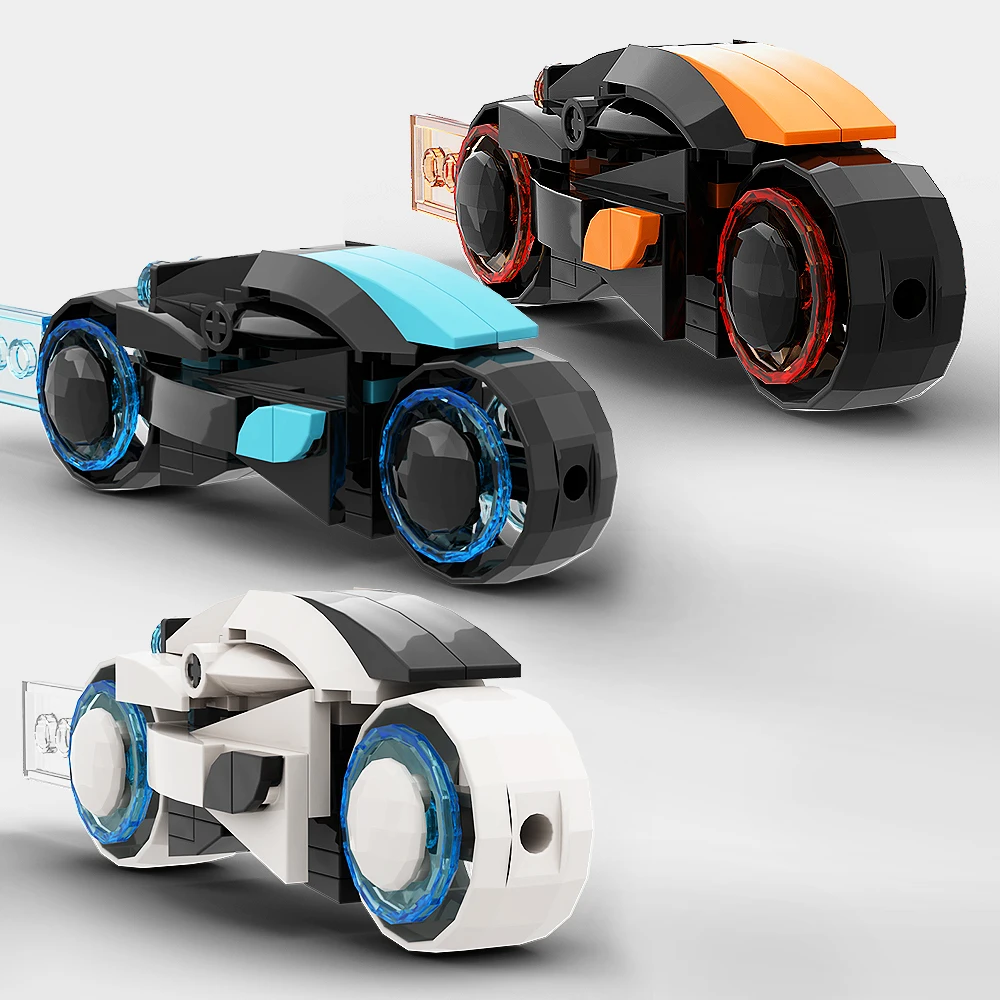 

Конструктор MOC Mini для мотоцикла, электронная машинка для чемпионата мира по электронике, игрушки-кирпичи, подарок на Рождество и день рожден...
