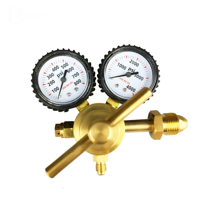 Good quality 600 psi brass nitrogen high gas pressure regulator for industrial