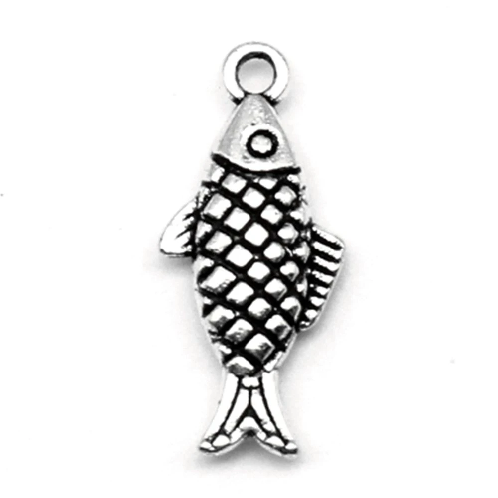 

Fish Charm For Making Jewelry Diy Finding 80pcs 9x20mm