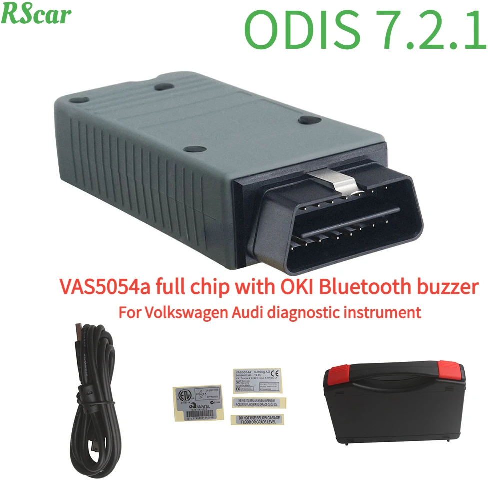 

NEW VAS5054A full-chip ODIS 7.2.1 with OKI buzzer for Volkswagen Audi Skoda diagnostic instrument High quality Free transport