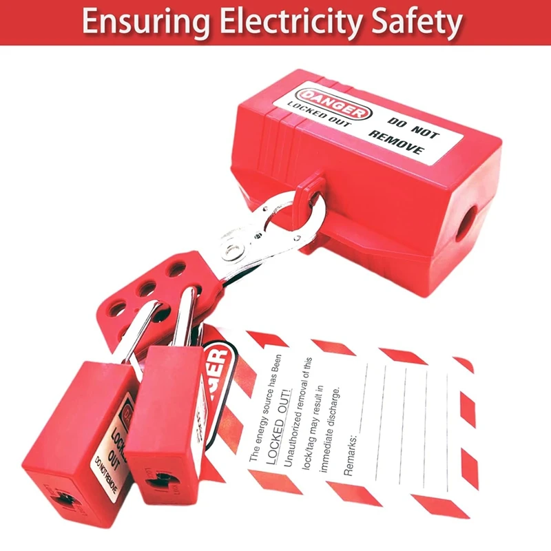 35 шт. Lotokit портативный электрический комплект Tagout для блокировки промышленных