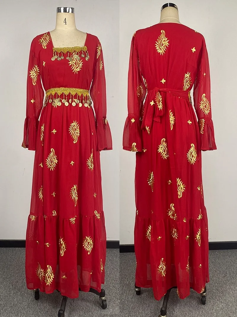 Morocco Muslim Dress Kaftans Abaya Evening Dresses for Women Dubai Turkey Islam Long Dress Robe Longue Femme Musulmane Vestido
