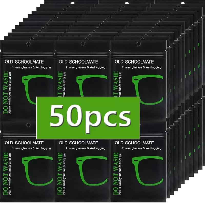 

New in Reusable Anti-Fog Wipes Glasses Pre-moistened Antifog Lens Cloth Defogger Eyeglass Wipe Prevent Fogging for Glasses Lens