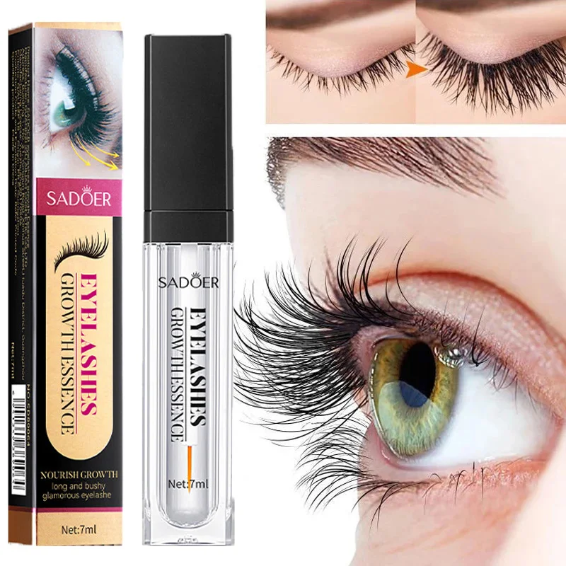Eyelash Growth Serum Eyebrow Enhancer Longer Thicker Lash Lift Lengthening Fuller Nourishing Castor Oil Eye Care Product