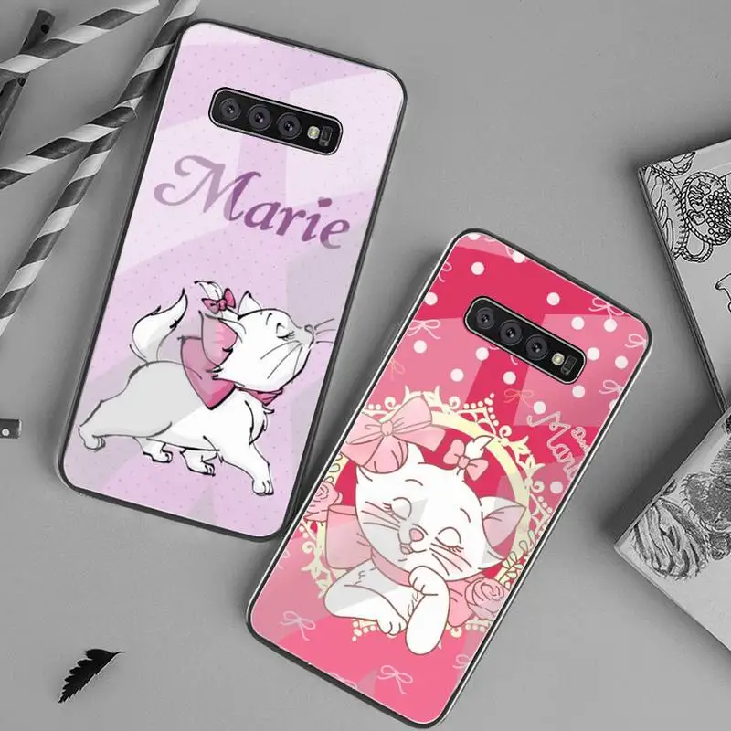 

The Aristocats Marie Cat Phone Case Tempered Glass For Samsung S20 Ultra S7 S8 S9 S10 Note 8 9 10 Pro Plus Cover