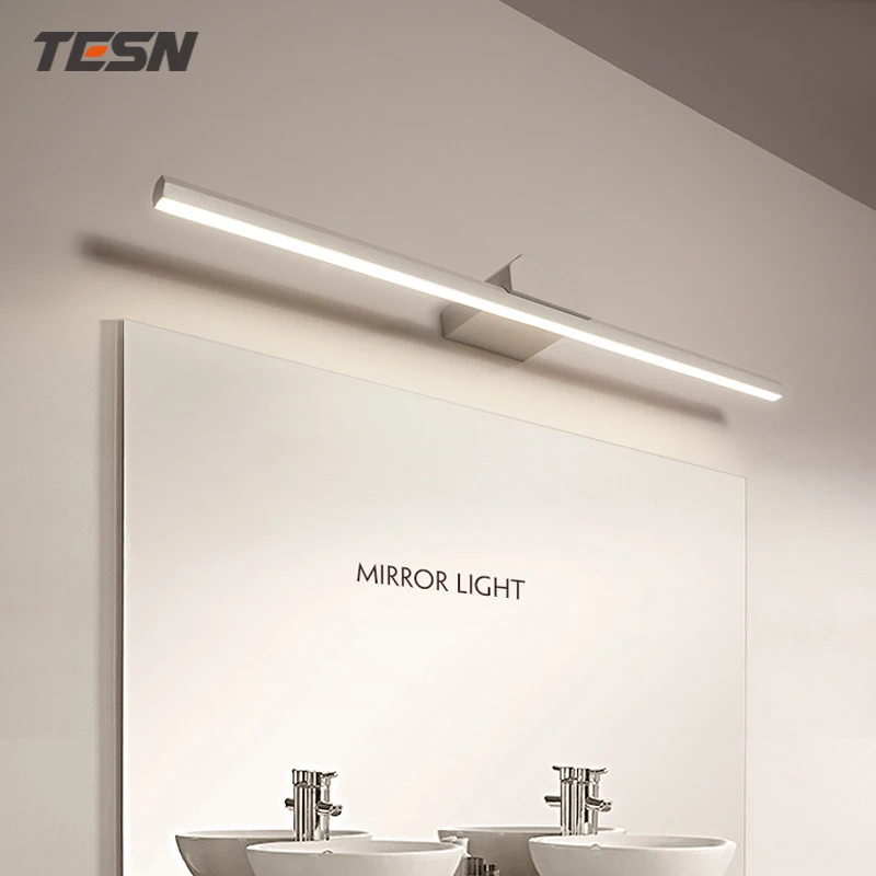 Зеркало с подсветкой led лампа современный минималист ванная комната шкафа