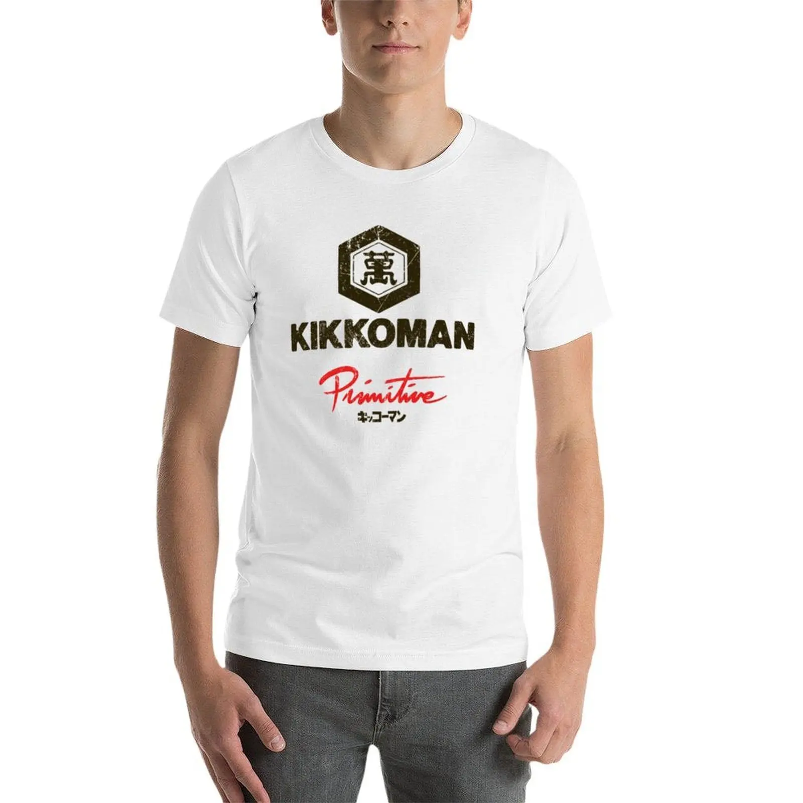 Фото Футболка Kikkoman Primitif, спортивная базовая футболка с короткими рукавами №3