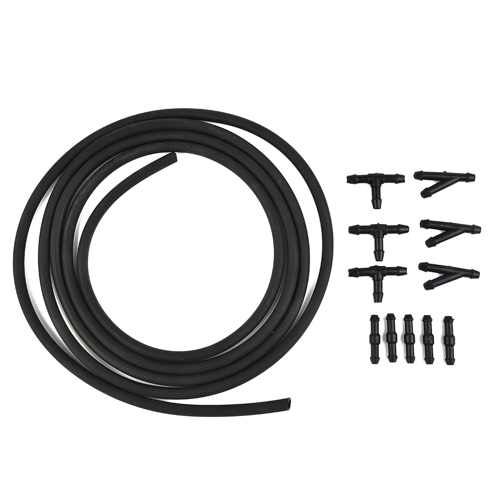 

2m Car Windshield Washer Hose Automotive Wiper Blade Pipe Windshield Jet Spray Wiper Nozzle Water Hose Fluid Tube