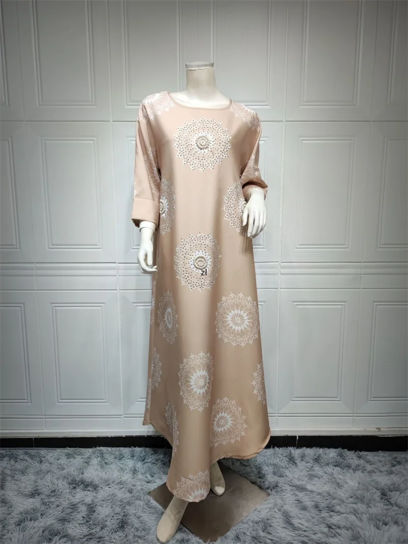 Kaftan Dubai Luxury Long Dresses Beading Gowns For Muslim Ladies Modest Maxi Dress Abayas For Women Ramadan 2023 Spring New
