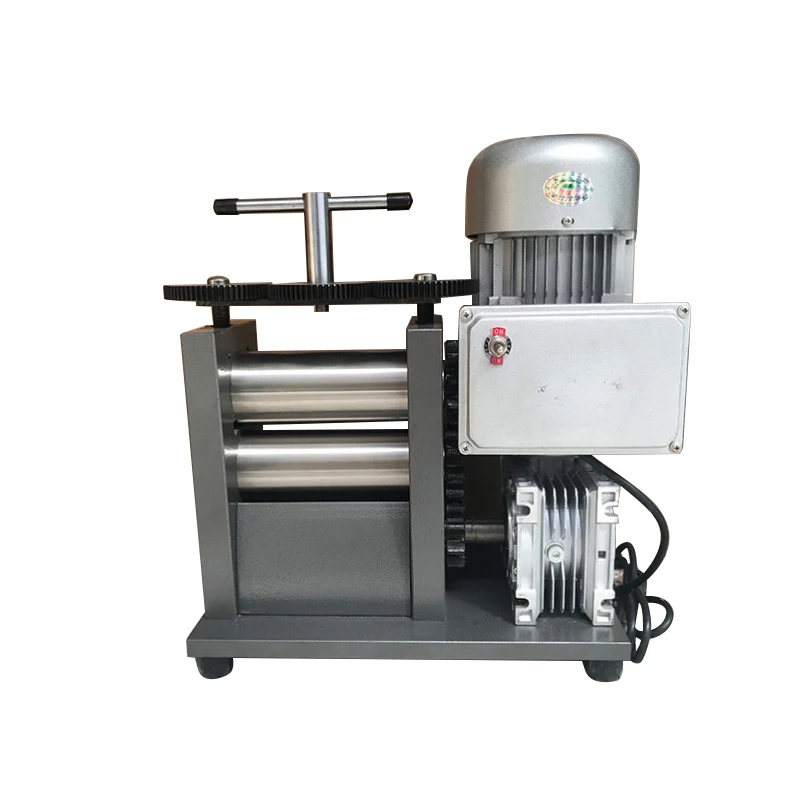 

Hajet Cheap Roller Customs Jewelry Making Equipment Metal Plate Sheet Rolling Laminator 0.5HP Electric Rolling Mill Machine