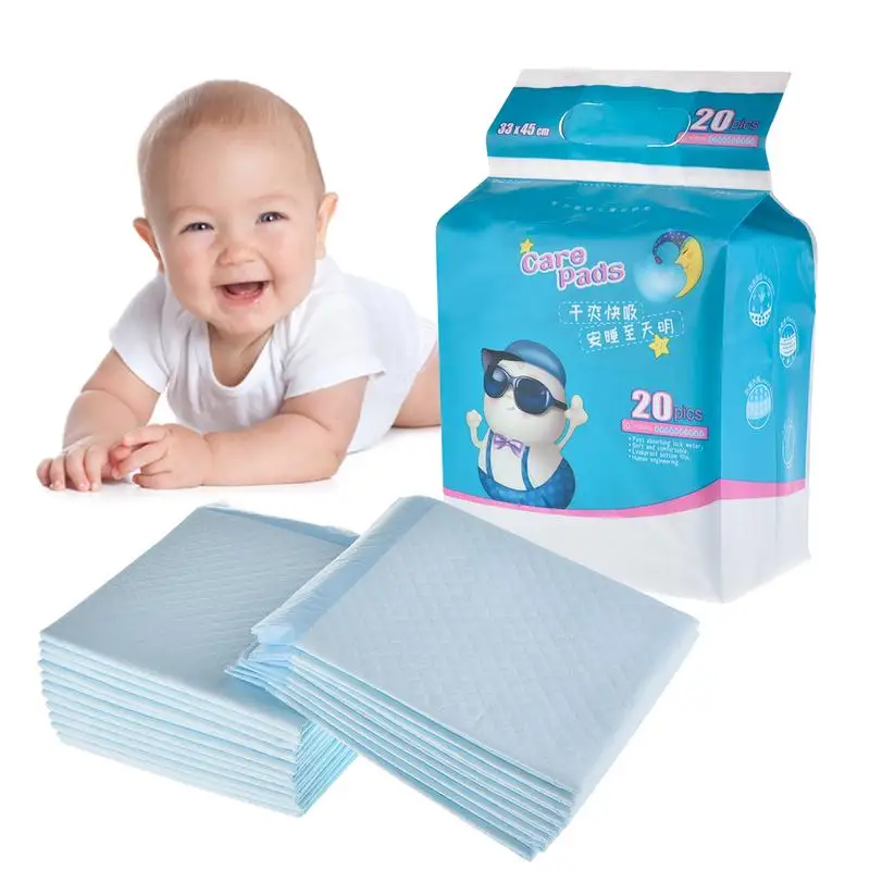 

20Pcs/Pack Baby Disposable Changing Pad Infant Breathable Waterproof Diapers Pad Cover Baby Underpads Mat For Newborn Nursing