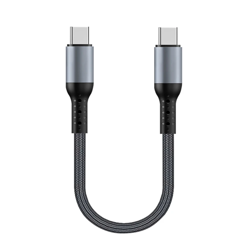 Кабель для передачи данных типа C-C 60 Вт PD60W 480 Мбит/с быстрой плоский нейлоновый