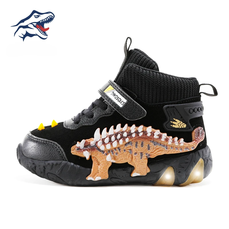 DINO Children LED Dinosaur Autumn Winter 2-6Y Boys Genuine L
