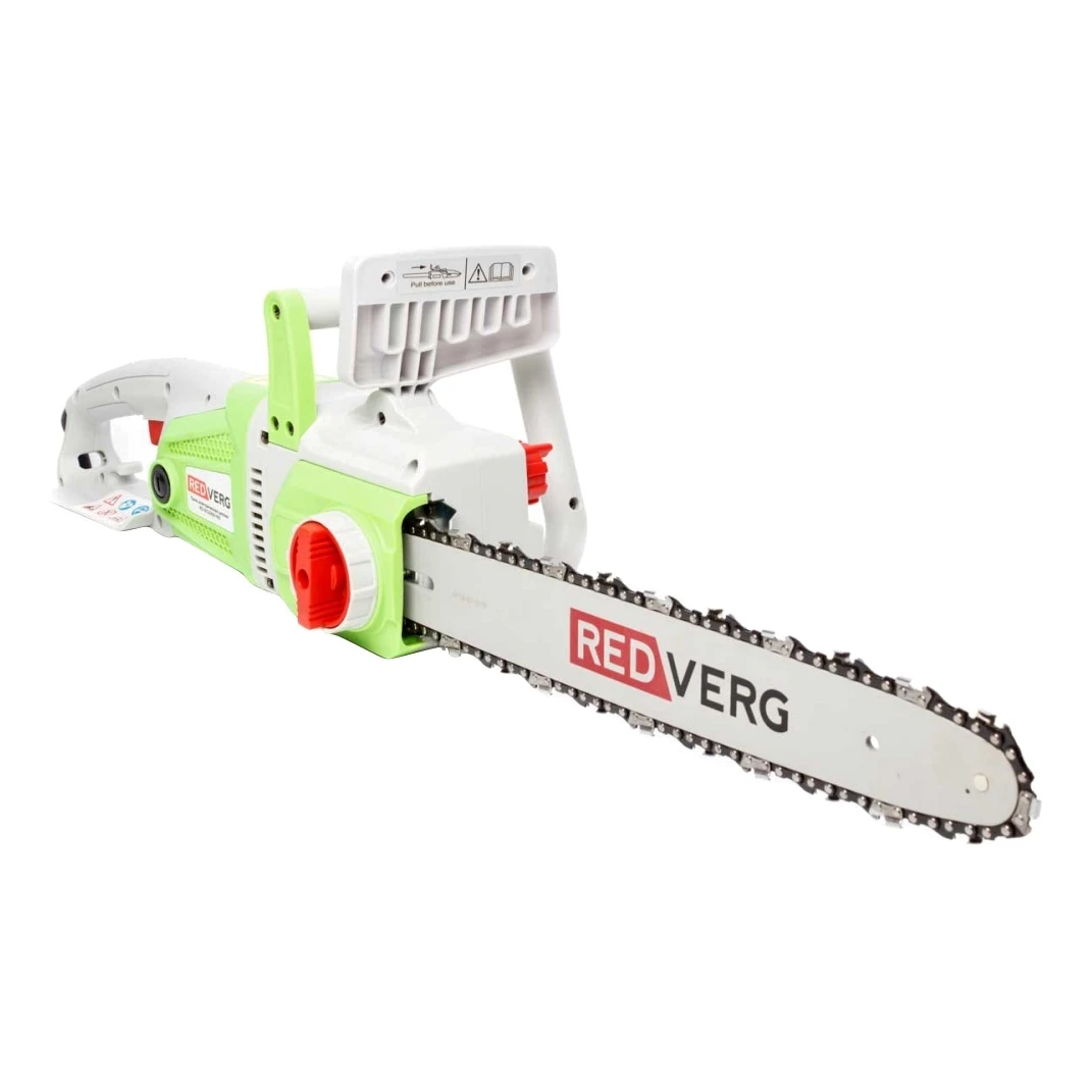 Пила цепная электрическая REDVERG RD EC2200 16 (Мощность 2200 Вт длина шины 40 см шаг цепи