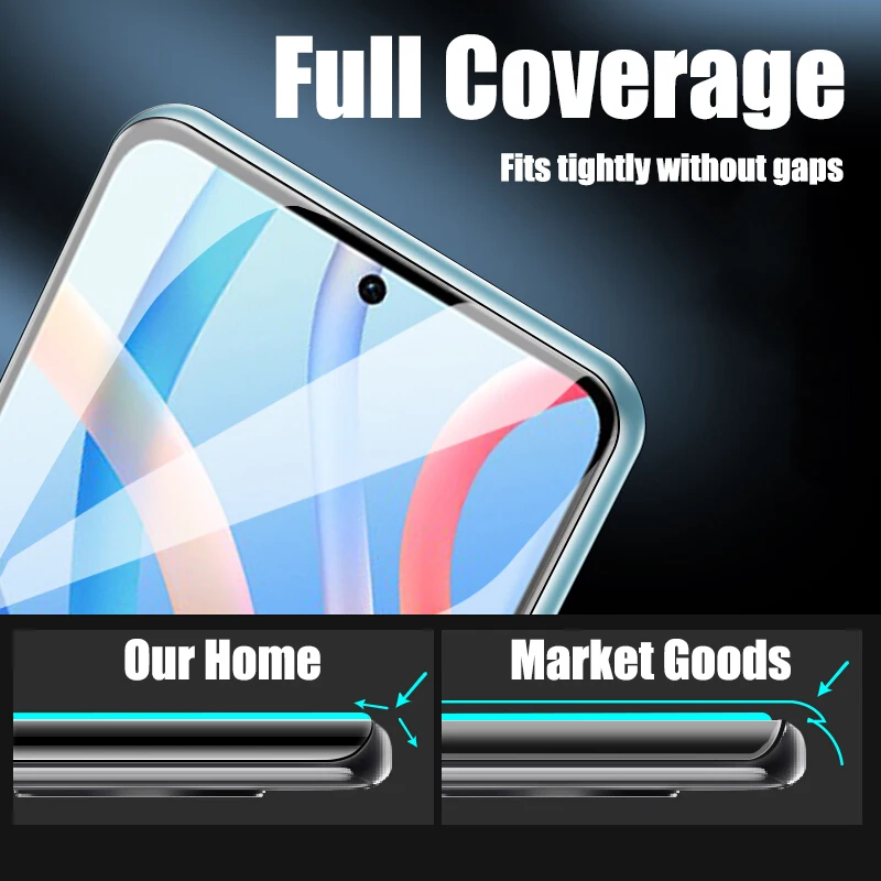 4pcs full cover screen protector for xiaomi redmi note 10 11 9 8 pro hydrogel film for poco f3 f4 gt m3 m4 x3 pro nfc film free global shipping