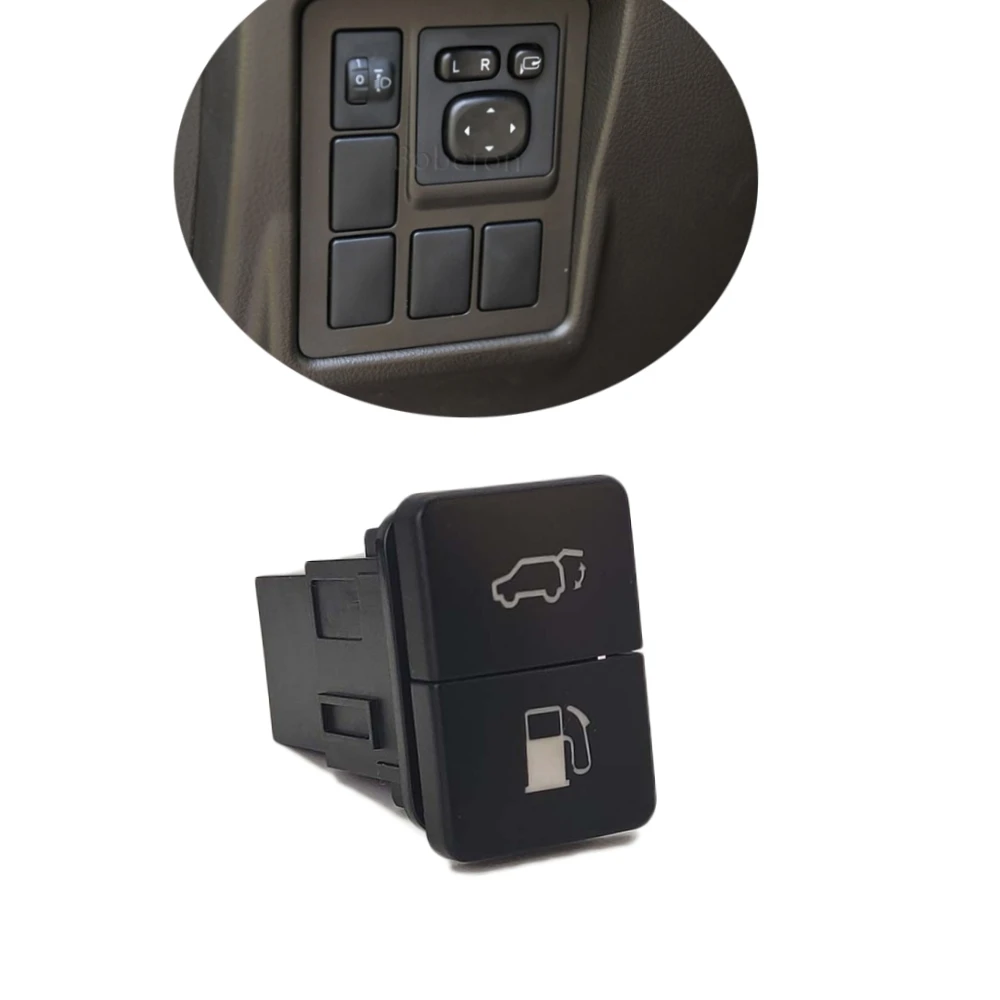 

Двухкнопочный переключатель для Toyota Camry Corolla Prius PRADO, переключатель для багажника автомобиля, крышка для топливного бака, кнопочный переключатель с проводом