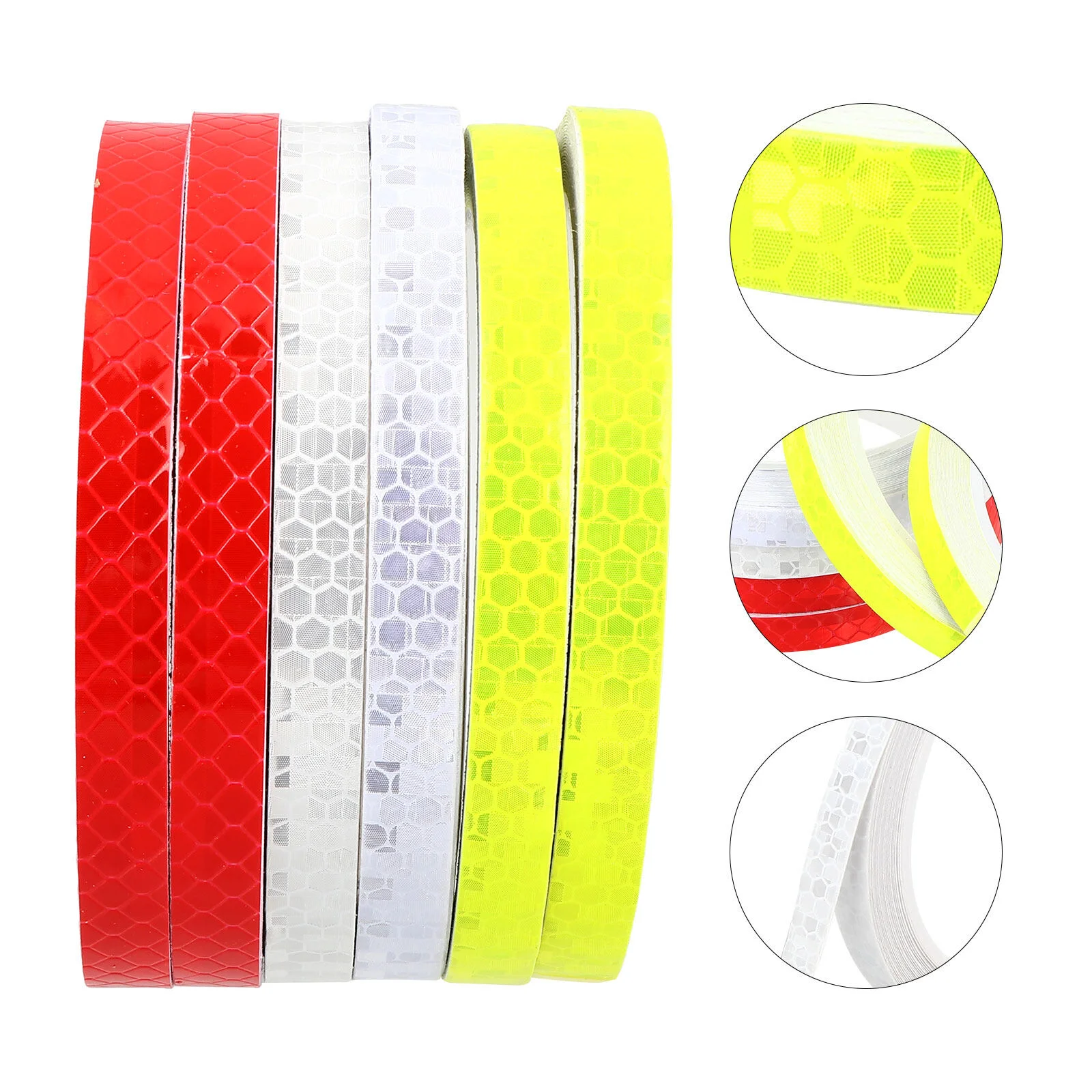 

6 Rolls Body Side Reflective Reflective Stickers For Carss Reflectors MTB Bike Shine Mountain Car Noctilucence Decals The Pet
