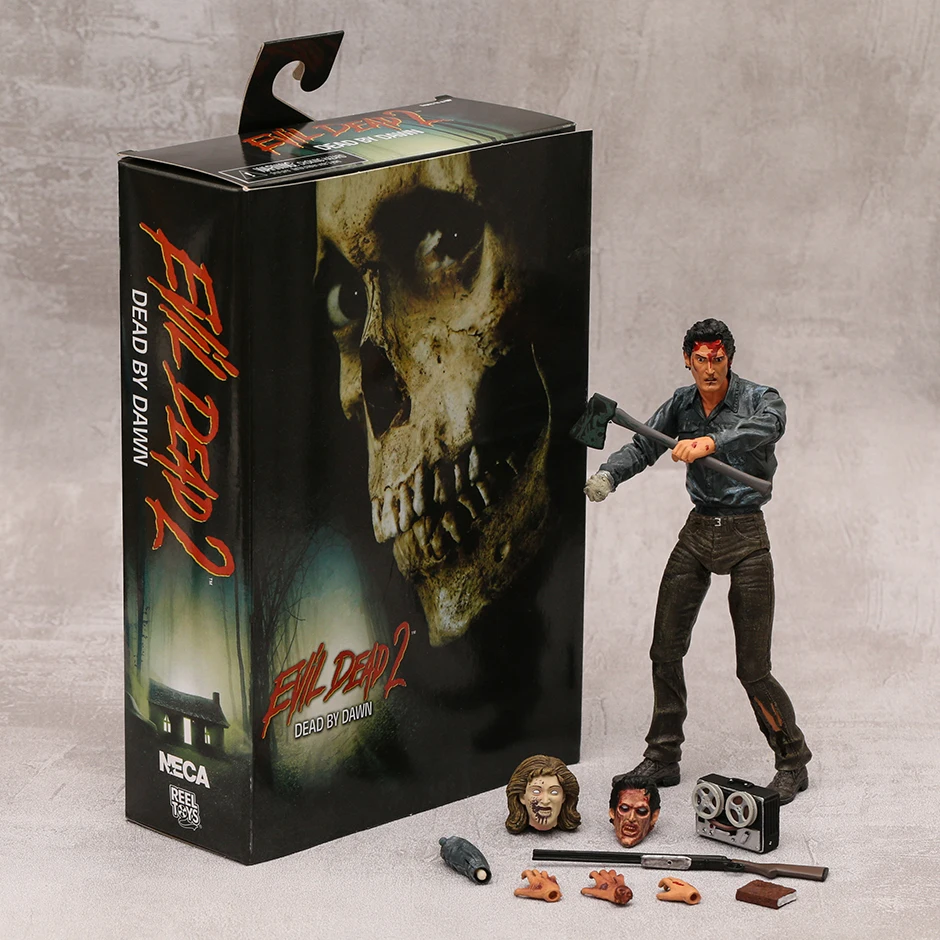 

NECA Evil Dead 2 Dead By Dawn Ultimate Ash Action Figurine Collectible Model Toy Halloween Horror Move Figure