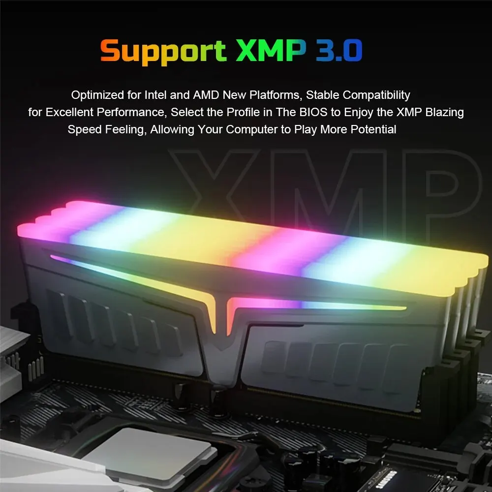 Оперативная память Puskill Ddr5 Rgb Ram 16 Гбx2 6400-7200 МГц