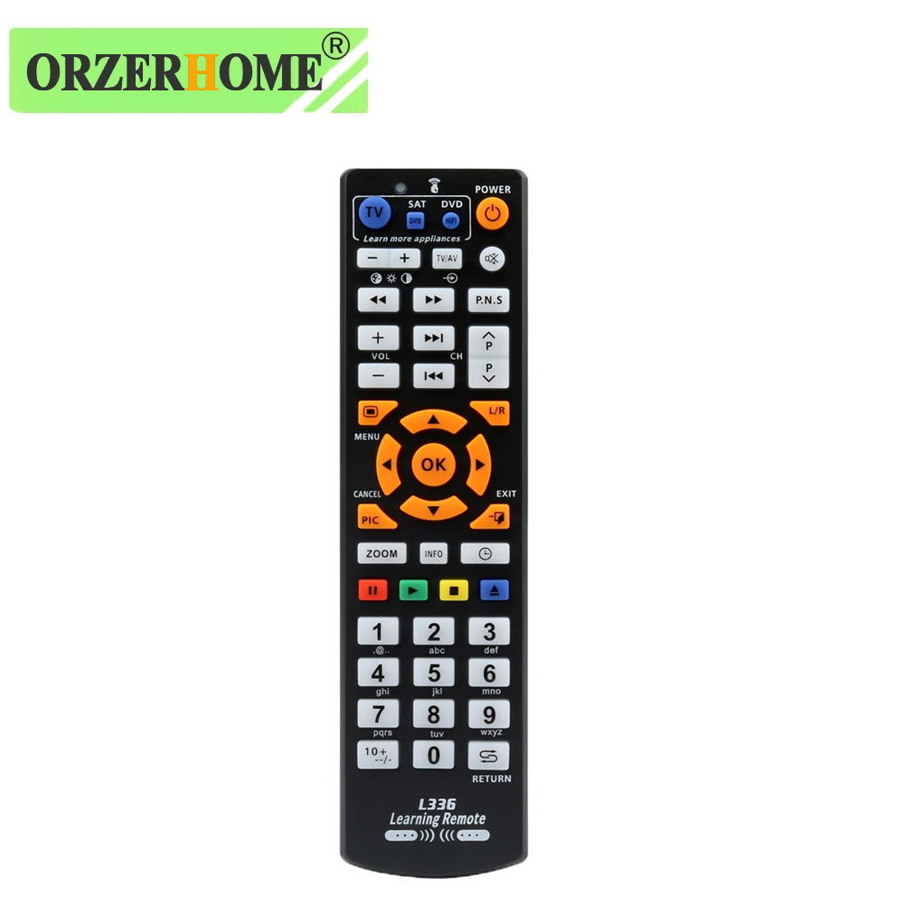 

Universal Smart L336 Remote Controler IR Learning Controller With Learn Function For TV/VCR/SAT/CBL/STR-T/DVD/VCD/CD/HI-FI