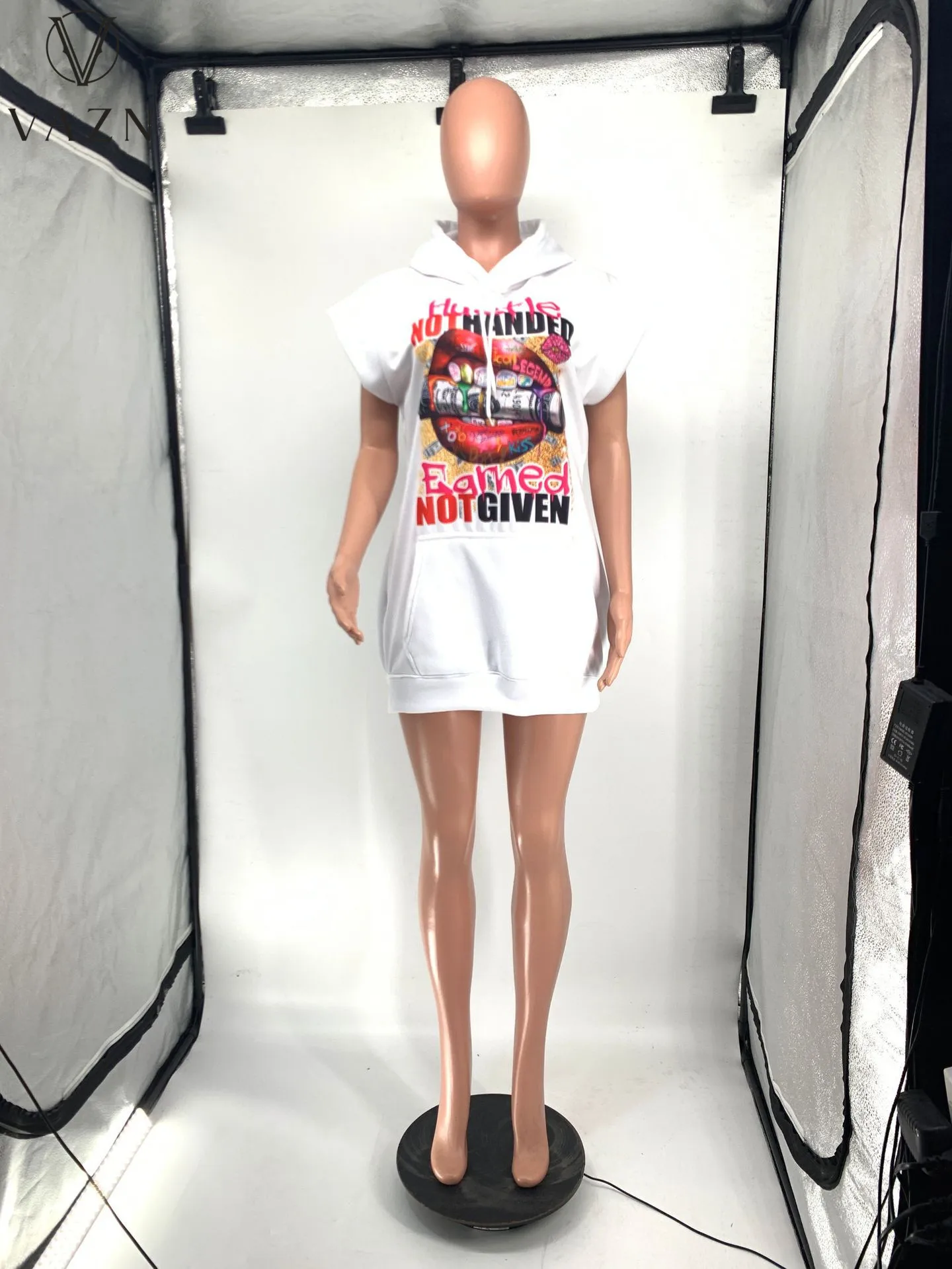 Популярные Длинные стильные белые свободные Молодежные повседневные толстовки