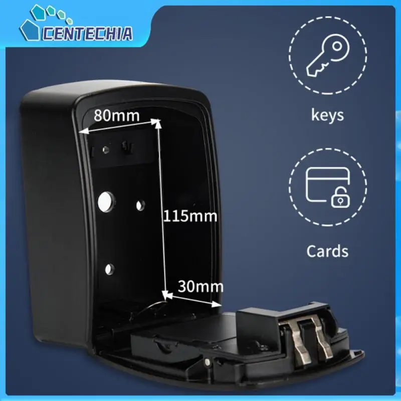 

Key Safe Holder Box Tuya Street Trade Smart Key Box Security Smart Lock Box Key Safe Portable Wall Mount Weatherproof Electronic