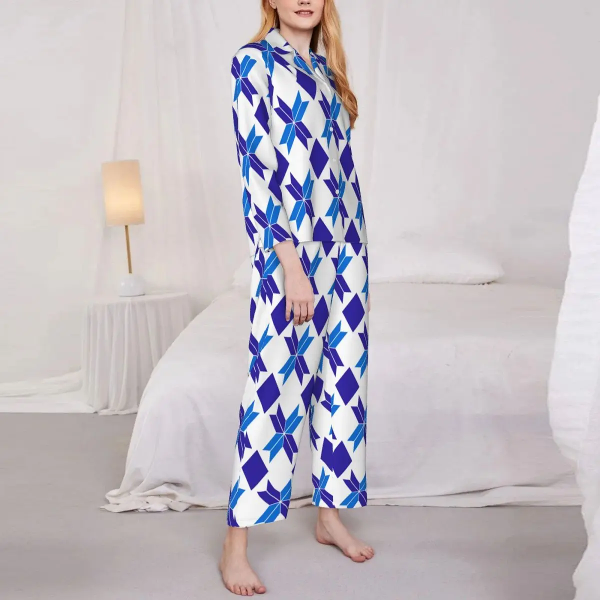 Женские пижамы одежда для сна женская хлопковая POLYESTER Geometry 0629