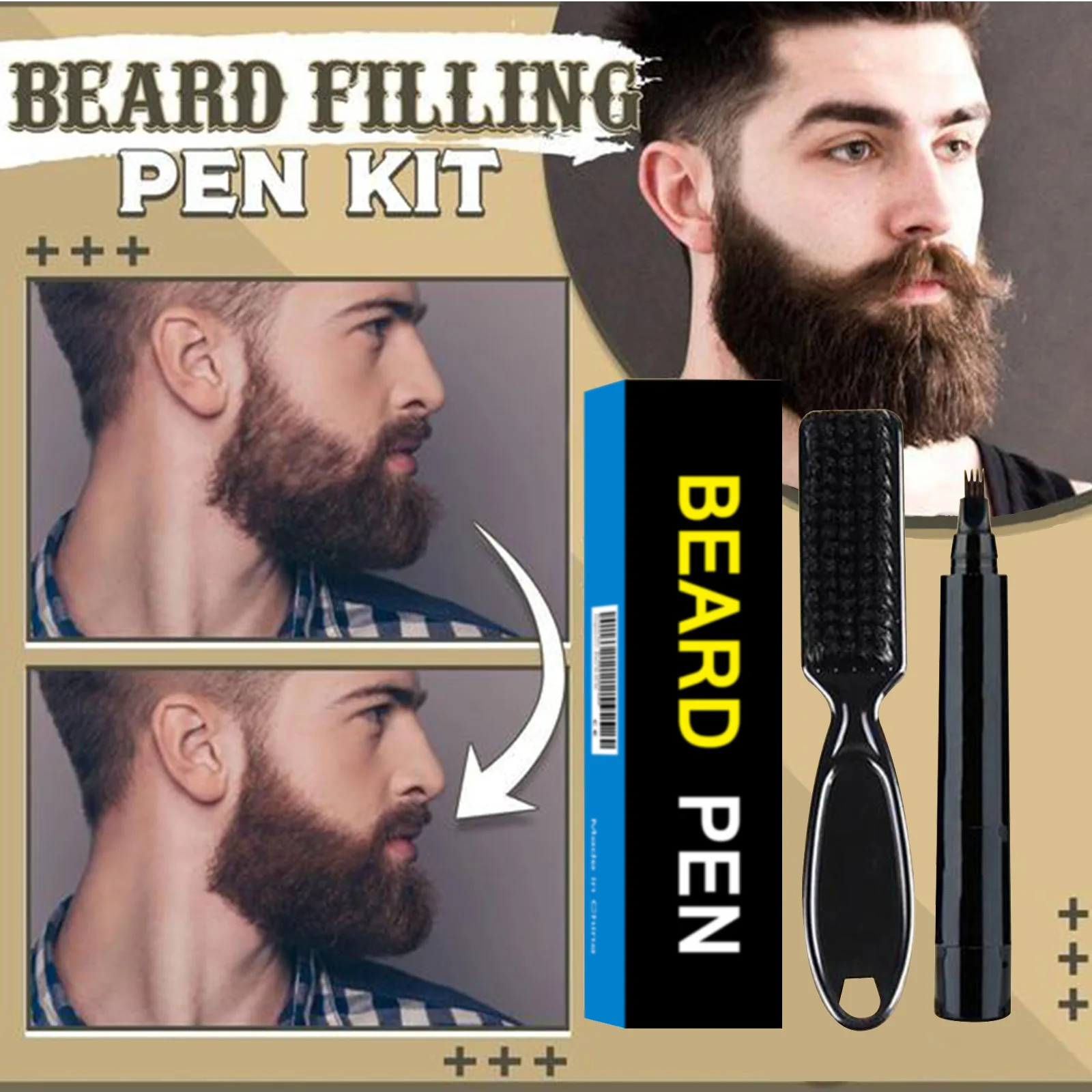 Ing Filling Pen Black Beard Shaping Tools