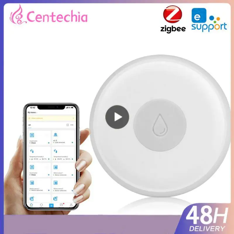 

Wireless Flood Detector Water Leak Alert Detection Smart Water Leak Sensor Zigbee Mini Water Level Detector Smart Home