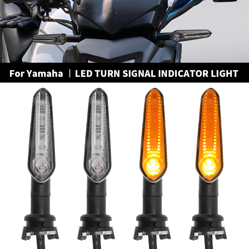 

LED Turn Signal Light For Yamaha MT07 Tracer 700 XJ6 FZ6 MT09 900 MT10 YZF R1 R3 R6 R25 FZ8 Motorcycle Indicator Flasher Lamp