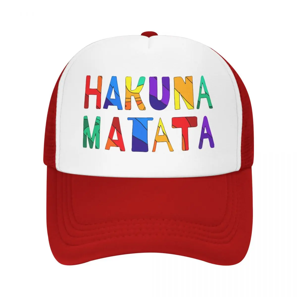 

Панковская забавная бейсболка Timon Pumba Hakuna Matata, Кепка-тракер для мужчин и женщин, дышащая бейсболка, уличная Кепка-бейсболка, летние кепки