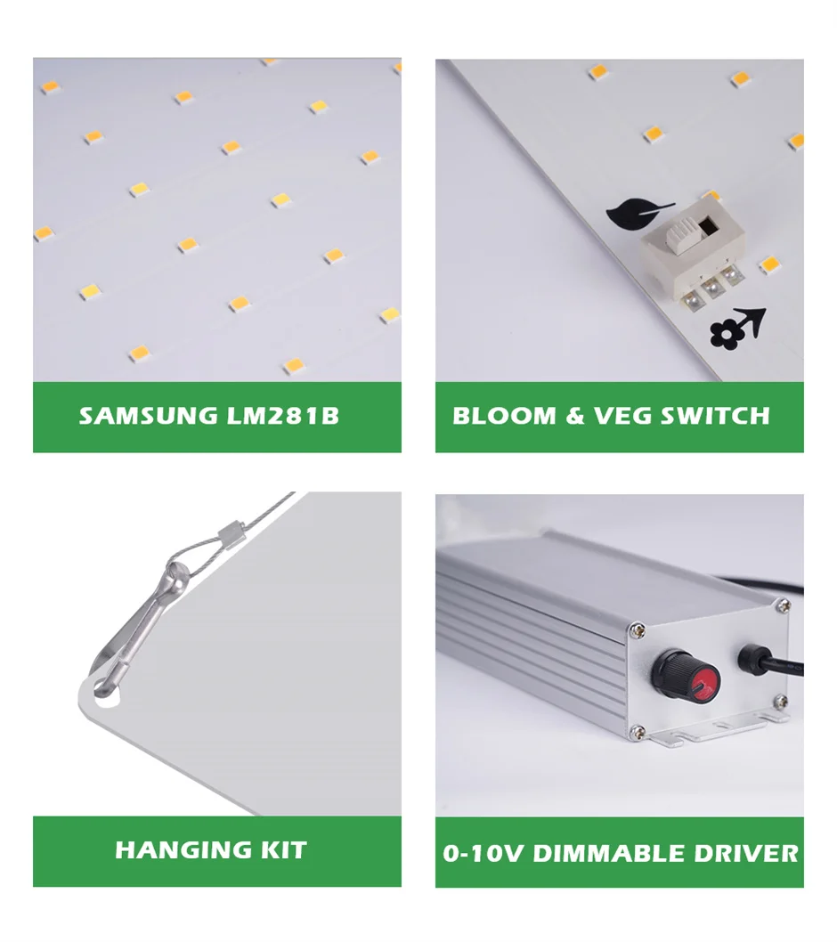 Samsung LM281B Quantum LED Grow Light Фитолампа для овощей и цветов enchufe aand para planta