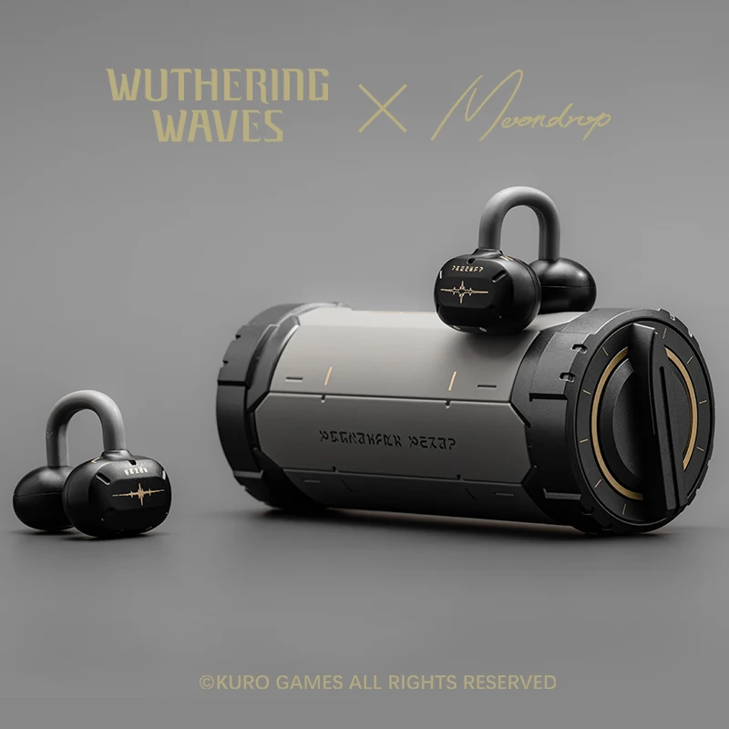Фото Wuthering Waves x MOONDROP U.C.T.S. Наушники-клипсы OWS Bluetooth 6.0 с передачей звука LHDC-V HiFi и шумоподавлением AI №4