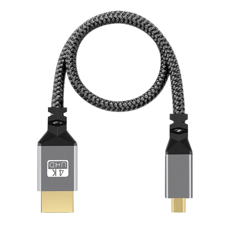 AIXXCO 1 м 5 2 3 Micro HDMI 4K/60 Гц 3D HDMI-HDMI кабель штырь-штырь для проектора GoPro Sony |
