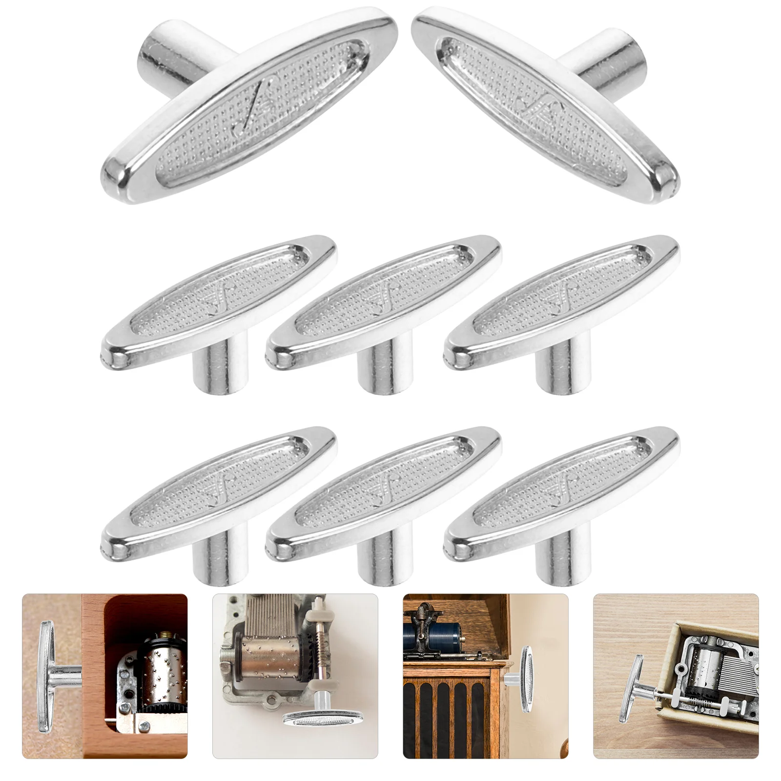 8 шт. ручка для музыкальной шкатулки заводные ключи намотки ювелирных изделий