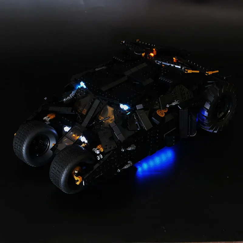Фото Комплект светодиодных фонарей для LEGO Batmobile Tumbler 76240, идеи ламп, подарок «сделай сам» (не включает строительные блоки, наборы кирпичей, наборы моделей) №4
