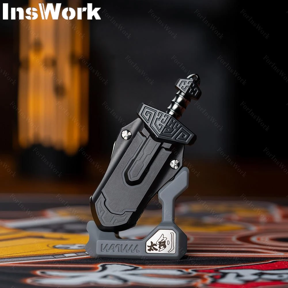 АКЦИЯ WANWU Taia Sword Oil Slick Циркониевый механический магнитный слайдер Металлические