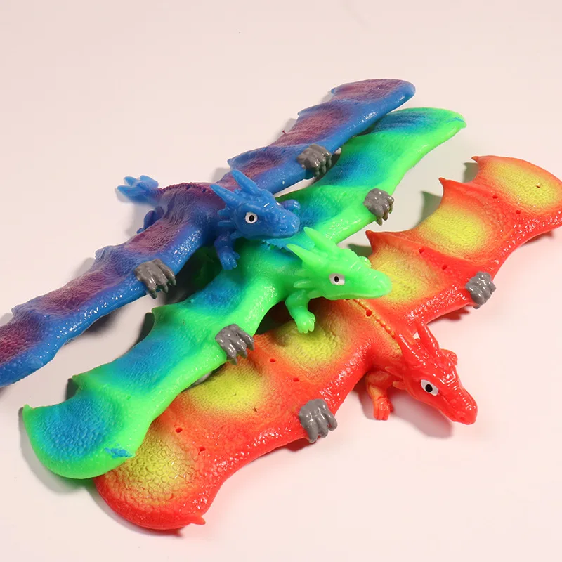 

Новинка и забавное антистрессовое кольцо летающий дракон мягкая резина Имитация Динозавра летучая мышь детские игрушки забавное кольцо