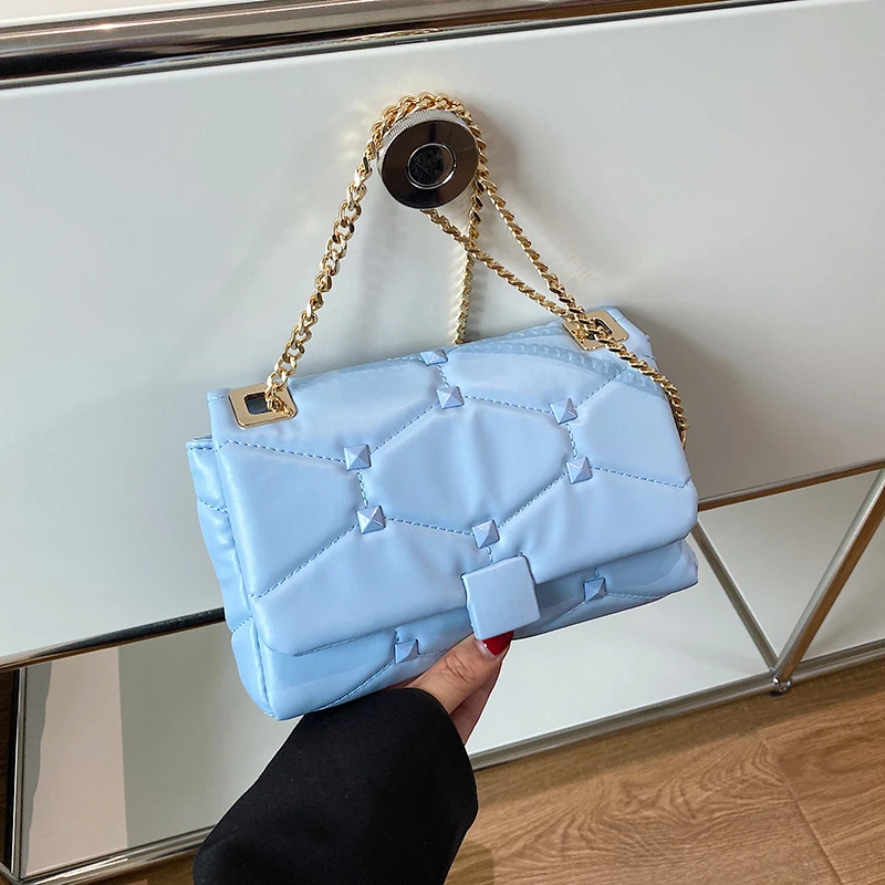 Crossbody Luxury Bags For Women 2023 Fashion Top Quality Long Gold Chain Shoulder Bags Designer Luxury Bags Purses And Handbags