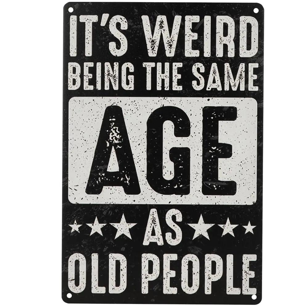 dingleiever It's Weird The Same Age металлические настенные рисунки для дома офиса спальни