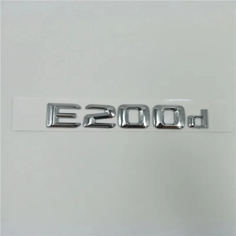 Фото 3D ABS хромированные буквы, эмблемы, значки, логотип для Mercedes-Benz A180d C180d E180d E200d A220d C220d E220d C250d E350d G350d №5