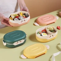 kawaii lunch box for kids school children girl colorful anime bento box thermal lunchbox food container storage accesories bowl