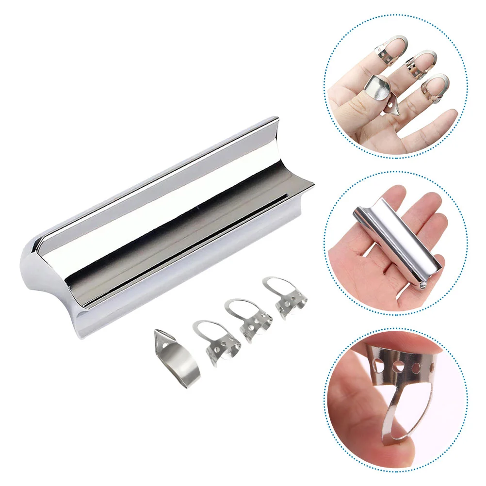

Guitar Bar Slide Tone Steel Electric Picks Stainless Finger Pedal Tonebar Accessories Bass Lap Bars Slider Metal Tools Supplies