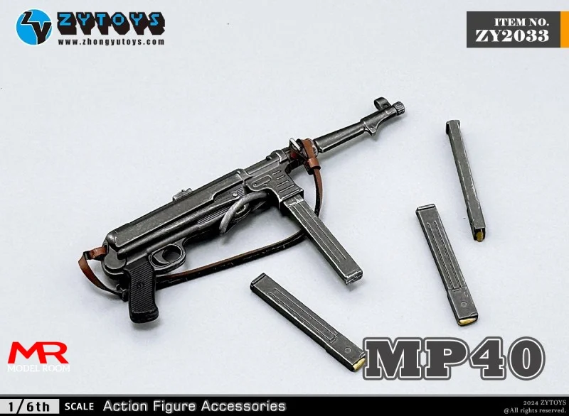 Фото ZYTOYS ZY2033 масштаб 1/6 MP40 модель пистолета-пулемета 11 см пластиковое солдатское оружие игрушка подходит для 12 дюймов мужской женский экшн-фигурки тела куклы №3